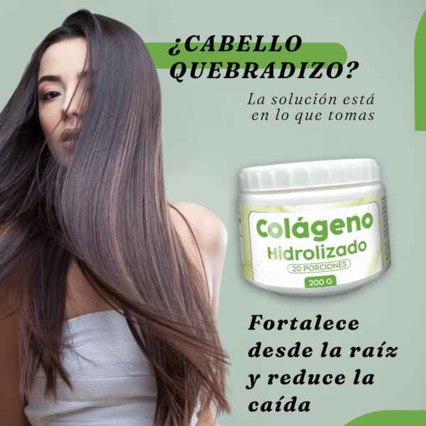 VitalVibe Colágeno Hidrolizado 200 g – 20 Porciones – con Vitamina C - Imagen 5