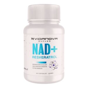 NAD+ Resveratrol Vidanova – Energía Celular y Antioxidantes 60 cápsulas