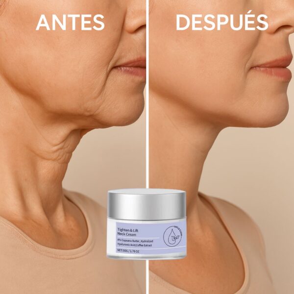 Crema Tighten Cuello y Escote 50ml | Reafirmante Antiflacidez con Péptidos y Retinol - Imagen 3
