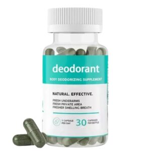 Deodorant – Cápsulas Naturales para el Mal Olor Corporal | 60 cápsulas