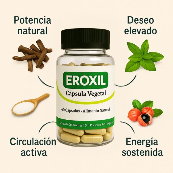 Eroxil Potenciador Masculino Natural para Energía y Vitalidad - Imagen 3