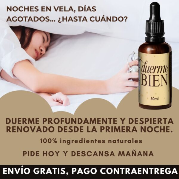 Gotas Duerme Bien 30ml | Suplemento Natural para Dormir Mejor - Imagen 3