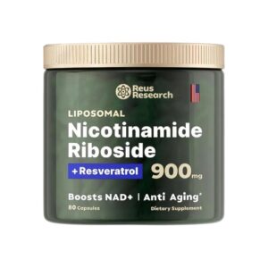 Nicotinamide Riboside Liposomal + Resveratrol 900mg | Energía Celular y Antienvejecimiento