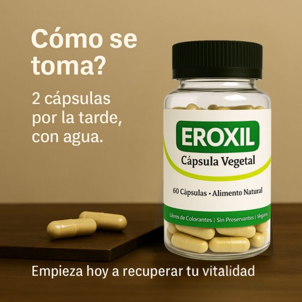 Eroxil Potenciador Masculino Natural para Energía y Vitalidad - Imagen 4