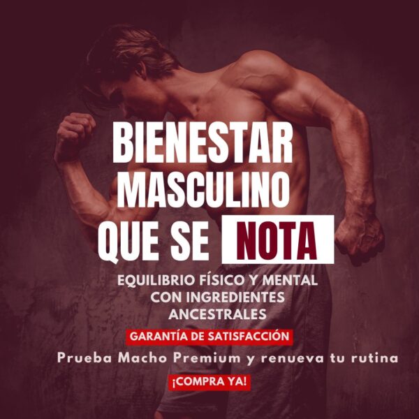 Macho Premium Potenciador Masculino | Energía, Libido y Vitalidad - Imagen 2