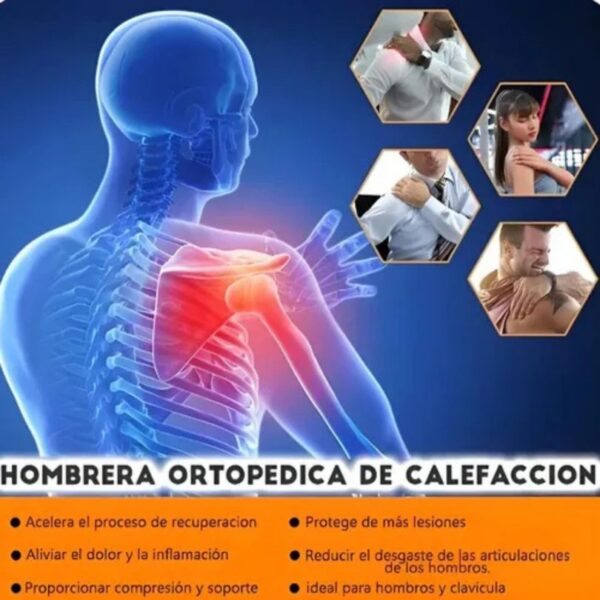 Hombrera Eléctrica Terapéutica | Alivio del Dolor de Hombros con Calor Localizado - Imagen 3