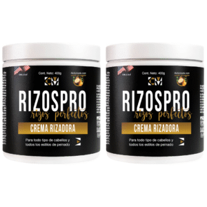 Pack 2 frascos RizosPro crema rizadora con aceite de argán para definir rizos y controlar el frizz