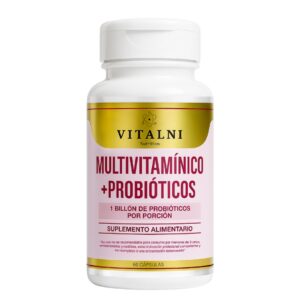 Multivitamínico + Probióticos Vitalni | Refuerza tus defensas y energía