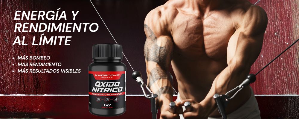 Óxido Nítrico Vidanova – Suplemento Pre-Entreno con L-Arginina | VitalVibe