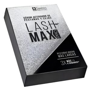 serum lashmax crecimiento pestañas cejas con liposomas