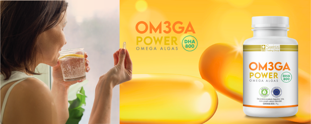 omega 3 dha 800 suplemento algas vegano vista salud cerebro corazon
